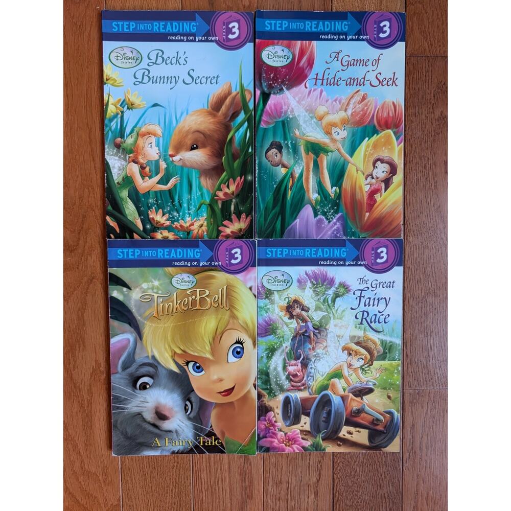 Disney Fairies Step Into Reading Books Set Of Four Stories Level 3 Tinkerbell